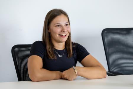 Olimpijka Lucija Hribar, foto: Rok Majhenič